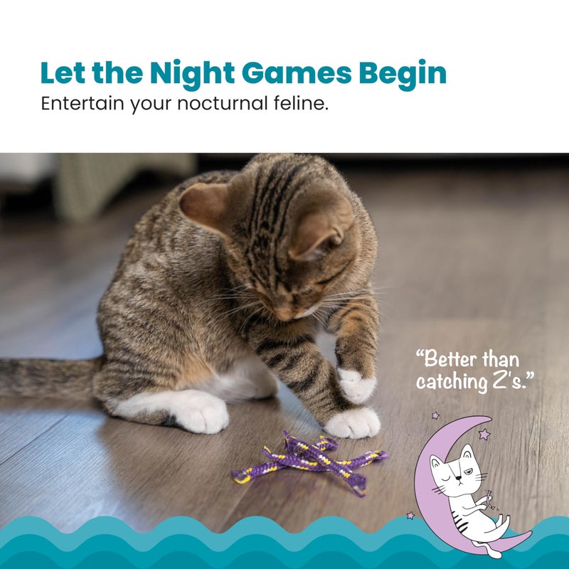 Catstages Nighttime Catnip Rolls Cat Toys - 3 Pack - Image 3